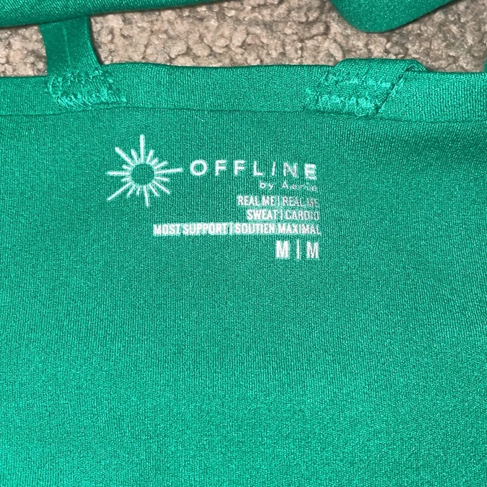 NWT aerie green bralette